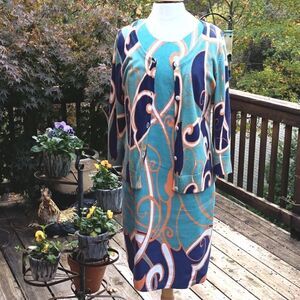 MERONA Linen Blend Dress and Sweater